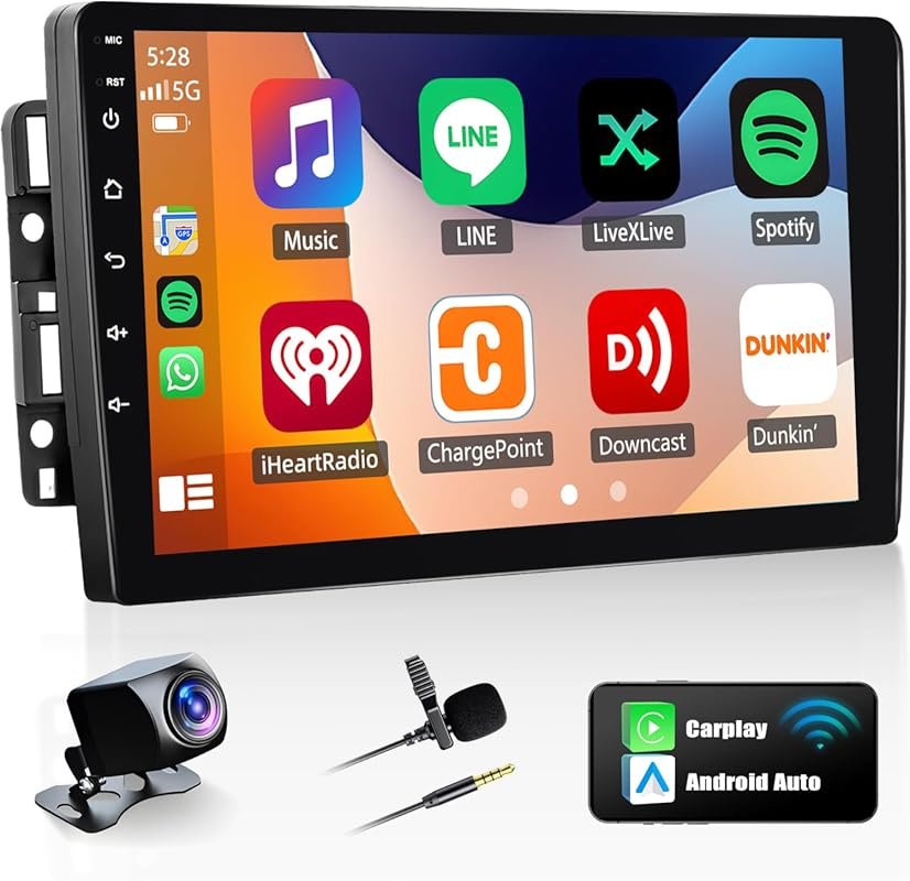 10.1-inch Android Car Stereo with Wireless CarPlay for Chevrolet Silve