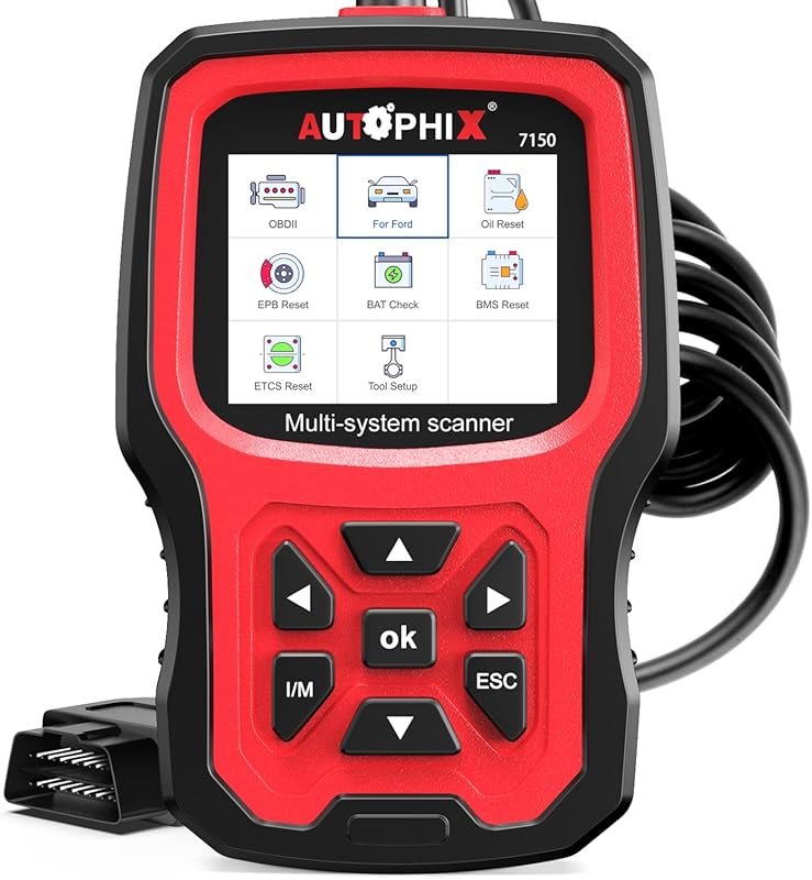 AUTOPHIX 7150P+ OBD2 Scanner for Ford, Lincoln, Mercury – Full System