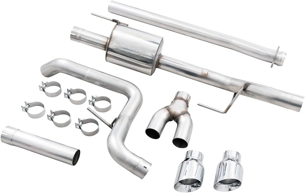 AWE Dual Side Exit Exhaust for 2021+ Ford F-150 with 4.5-Inch Chrome S