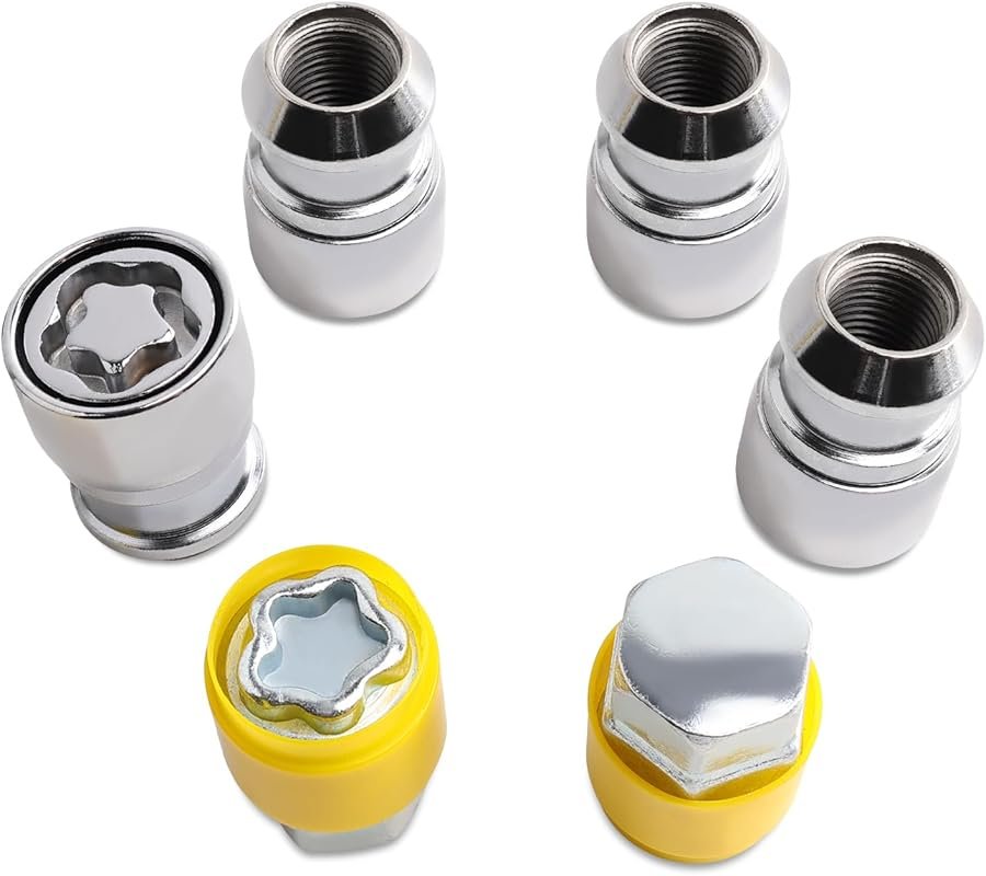 M14 x 1.5 Anti-Theft Wheel Lock Lug Nut Kit for Ford, Toyota, Ram, GM,