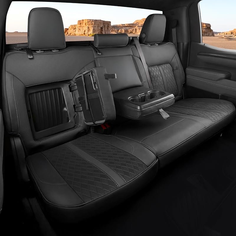 Premium Custom Fit Leather Seat Covers for Chevy Silverado & GMC Sierr