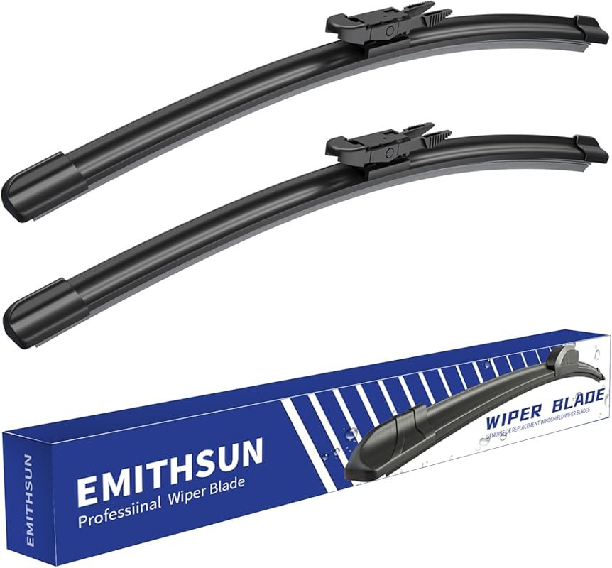 EMITHSUN All-Weather Windshield Wipers for 2016 Ford Fusion, OEM Quali