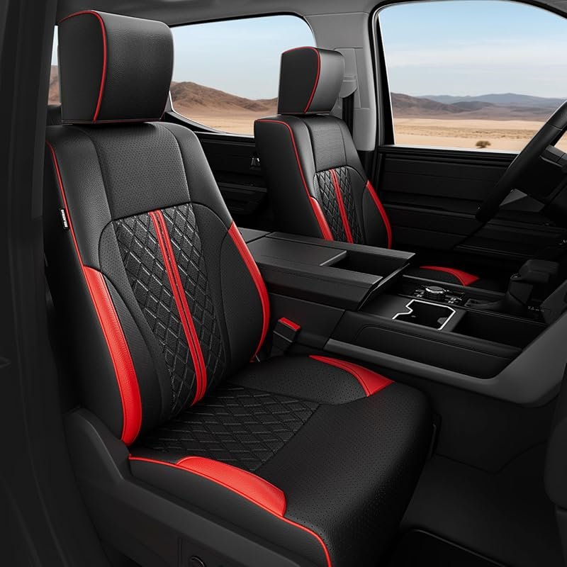 Waterproof Custom Fit Seat Covers for 2022-2026 Toyota Tundra CrewMax 