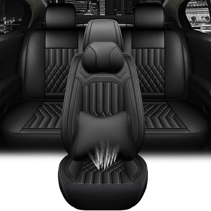 Waterproof leather seat covers for Honda CR-V 2015-2026, universal fit