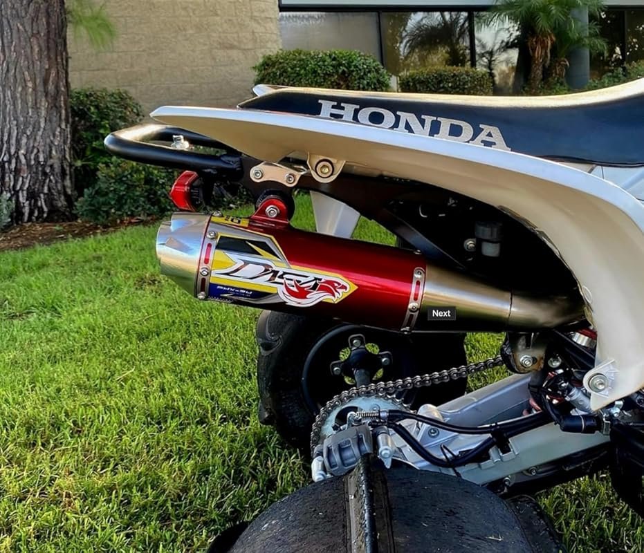 Dasa PHX-24 Series Exhaust System for Honda TRX450 2004-2005 – Red/Bru