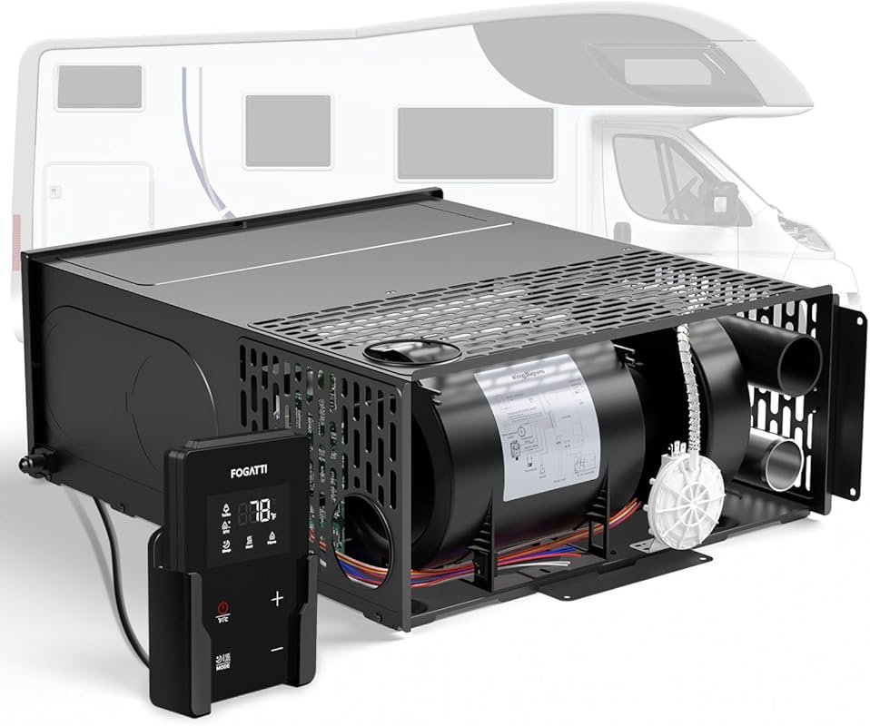 FOGATTI RV Furnace 35,000 BTU Complete Unit- High-Efficiency, Easy Ins