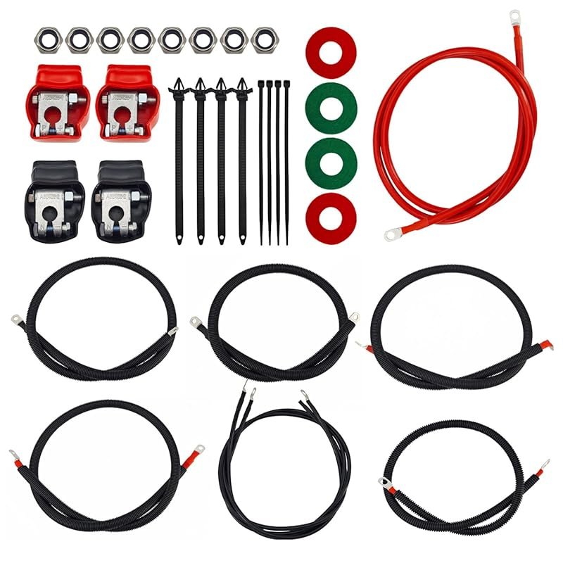 2298-90 Battery Cable Kit for 1999-2003 Ford 7.3L Powerstroke F250 F35