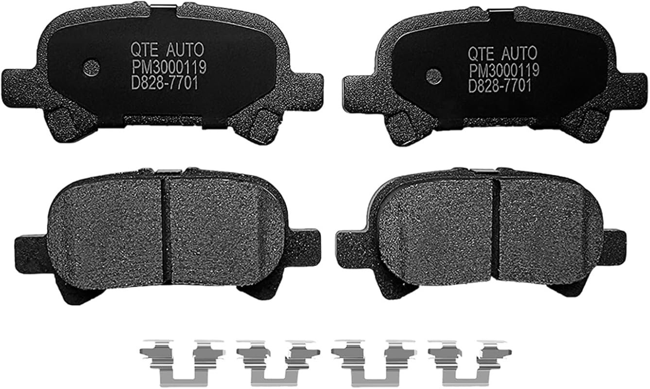 PM Auto ceramic rear brake pads for 2000-2007 Toyota Avalon, 2000-2006