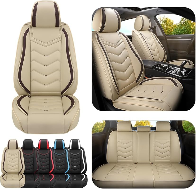 Nappa Leather Car Seat Covers for Subaru Outback 2000-2026 - Premium B