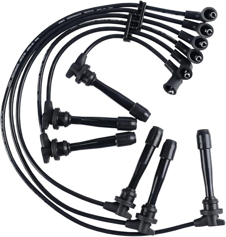 6-Pack Spark Plug Wire Set for Ford Ranger 2004-2008 and Mazda B3000 2