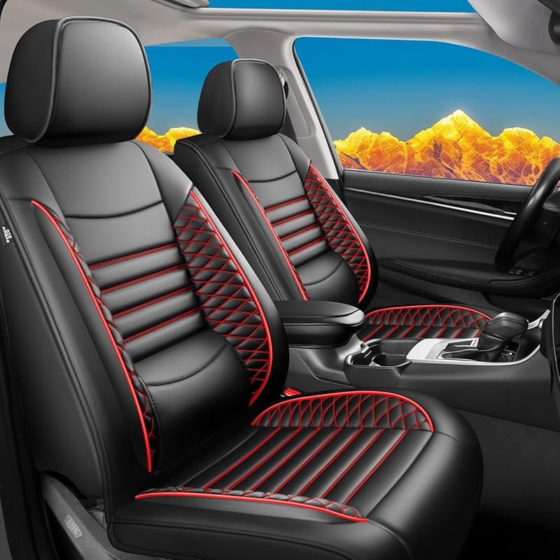 Fit Escape Waterproof Breathable Leather Car Seat Covers Full Set - Fo