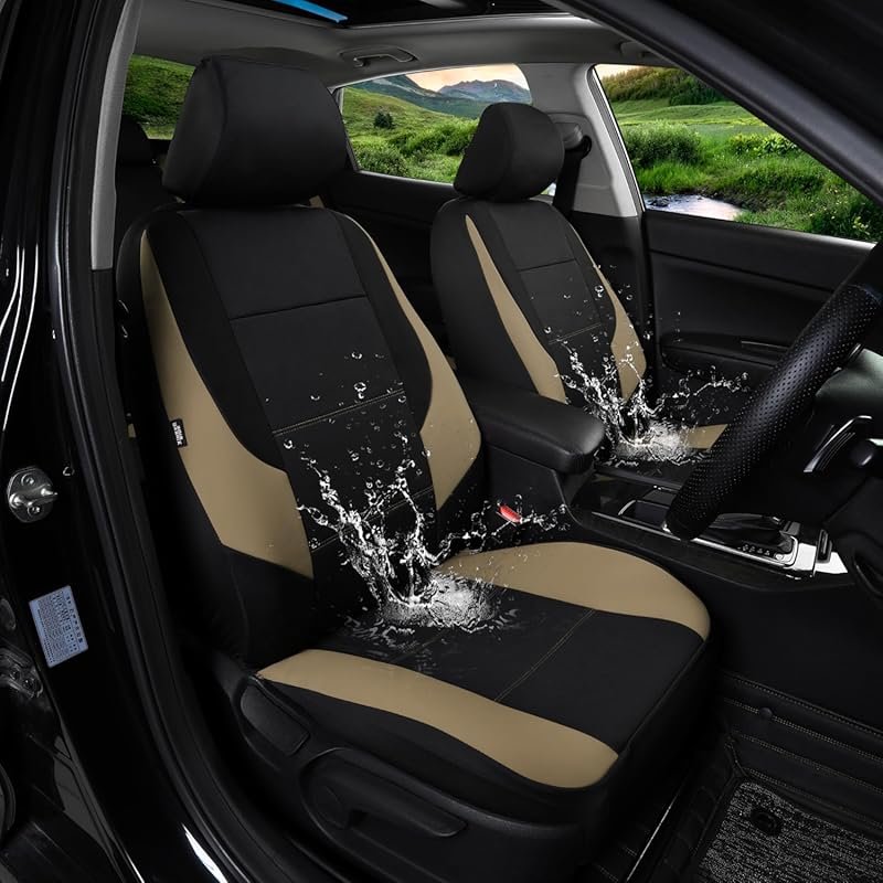 GIANT PANDA Neoprene Front Seat Covers for Toyota Rav4 Camry Highlande