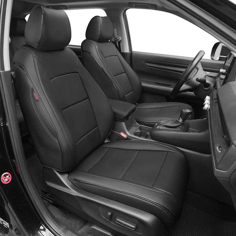 Custom Fit Seat Covers for Honda CR-V 2015-2016, Faux Leather, Full Se