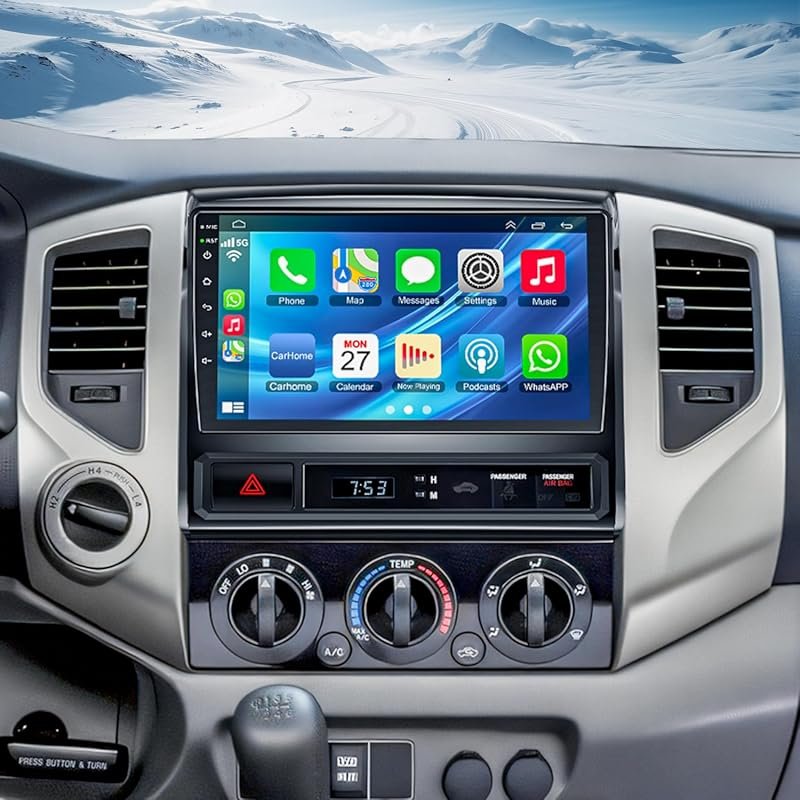 Android 13 Car Stereo for 2005-2015 Tacoma with 9-Inch Display and Wir
