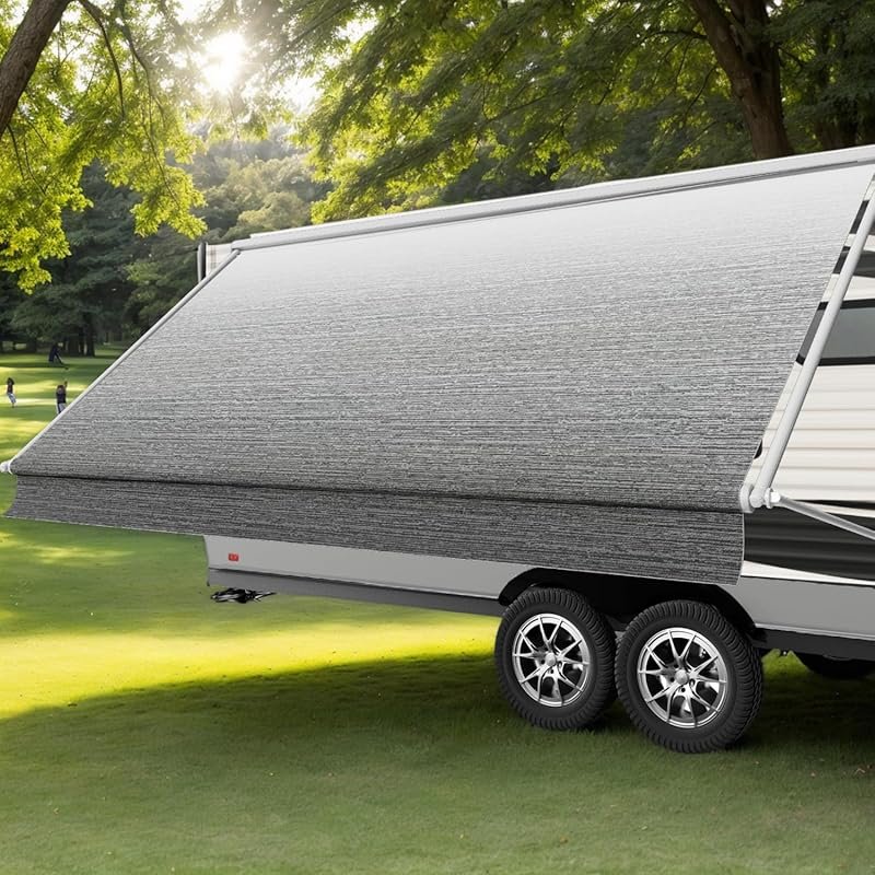 Best RV Awning Replacement Fabric: 18.5oz Heat-Sealed Vinyl, UV-Resist