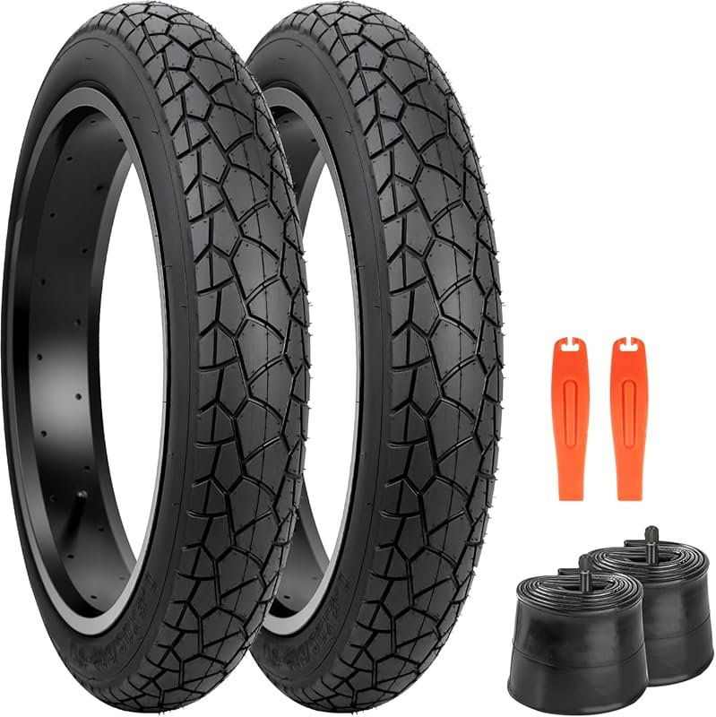 2 Pack 20x3 All-Terrain Fat Bike Tires Silent for Snow Bikes on Roads