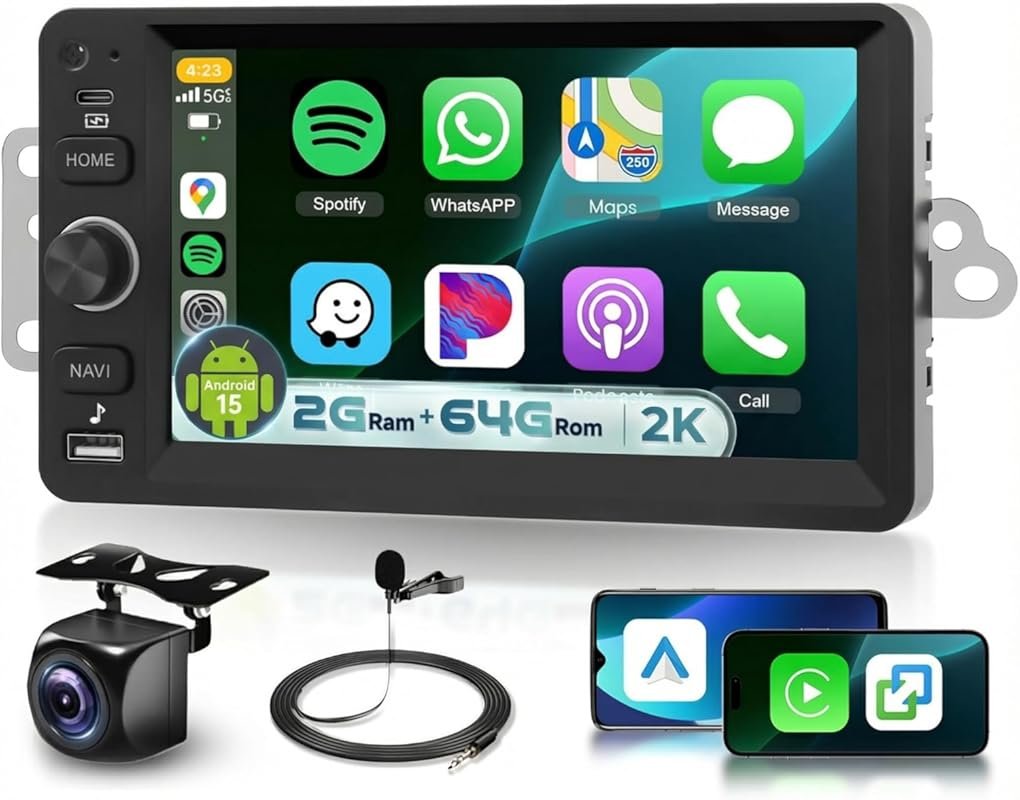 Android Car Stereo with 4-Core Processor for Chevy Impala, 7-Inch IPS