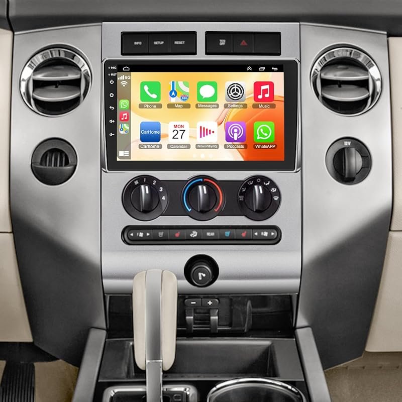 9-inch IPS touchscreen car stereo for Ford Expedition 2007-2014 with A