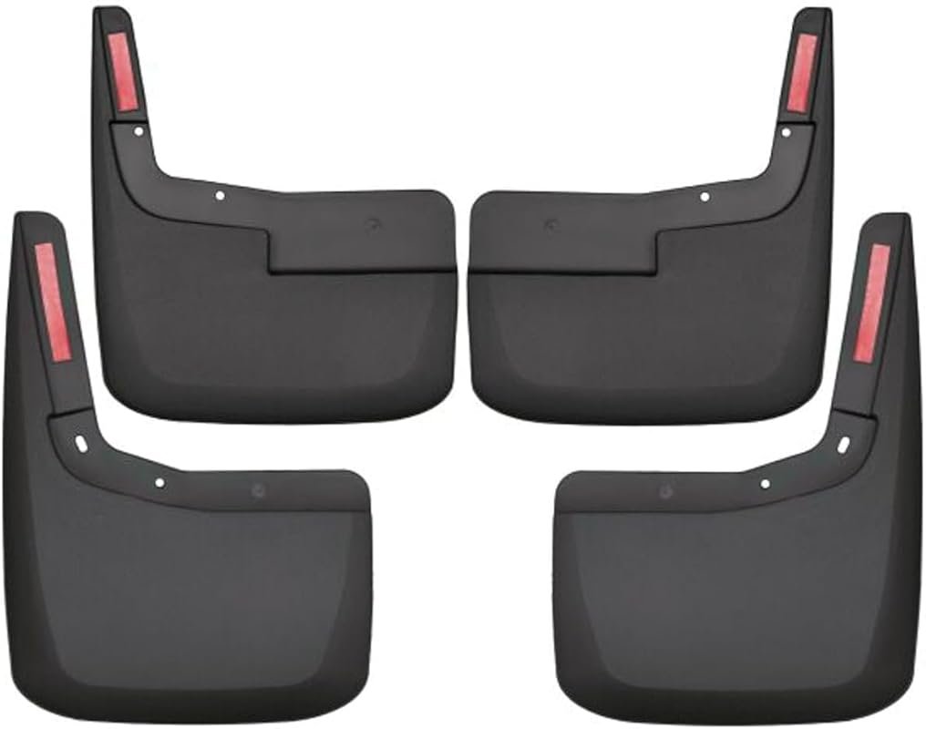 Husky Heavy-Duty Mud Flaps for Ford F-150 2021–2025, Front & Rear Set