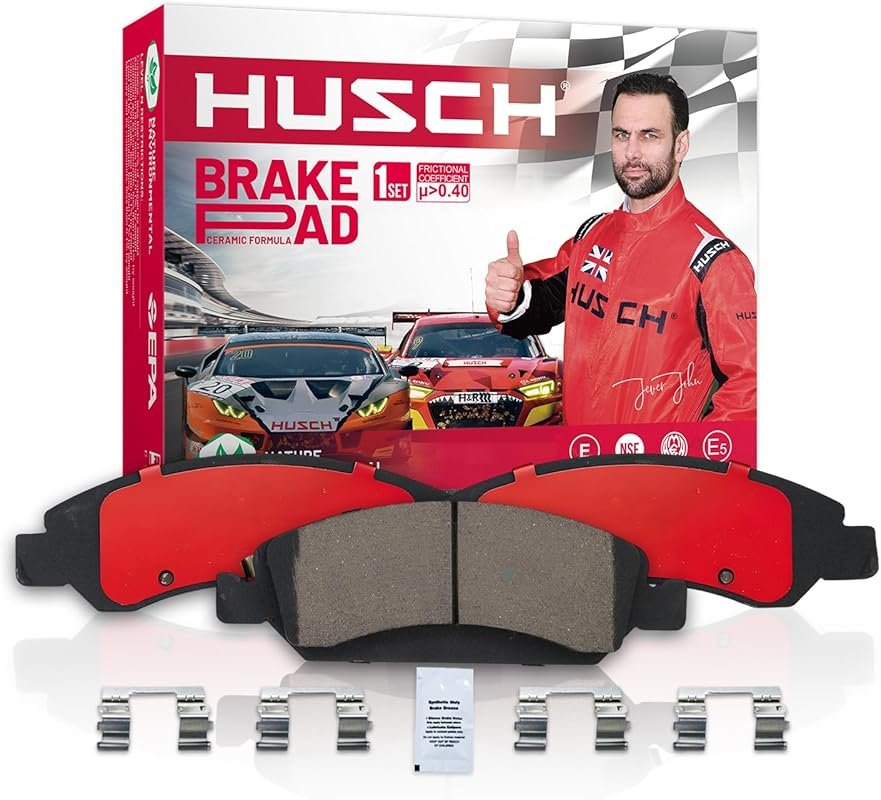 HUSCH D2115 Front Ceramic Brake Pads Kit Fit For Honda Accord 2018