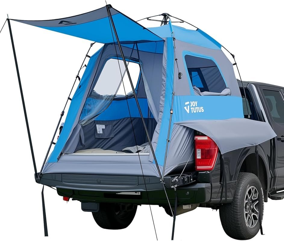 JOYTUTUS Automatic Truck Tent, Easy Set-up, Portable Truck Bed Tent 5.