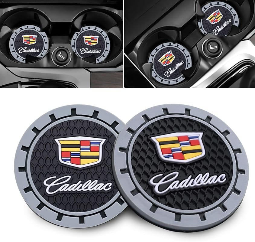 Silicone Cup Holder Coaster for Cadillac Escalade CT4 CT5 CT6 ATS CTS 