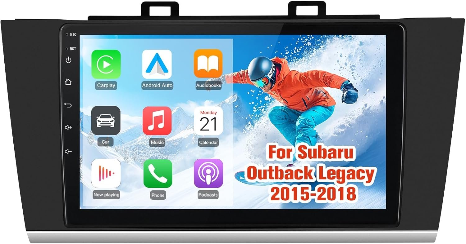 Touchscreen Car Stereo for 2015-2018 Subaru Outback - Wireless CarPlay