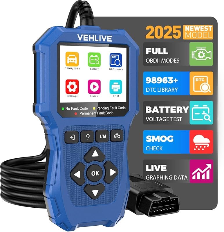 Motorcycle OBD2 Scanner for Yamaha, Honda, Kawasaki, and Other Brands 