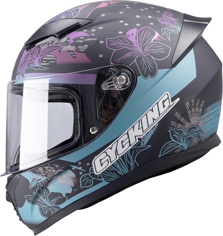 Modular Full Face Motorcycle Helmet with Quick Release Buckle and DOT 