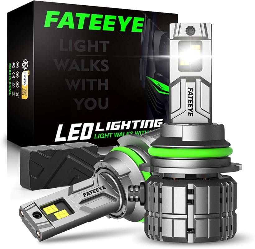 9004 Fog Light Bulbs: 90000LM, 900% Brightest, 6500K Cool White, IP68 