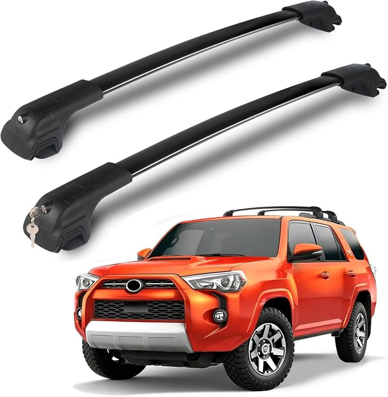 Lockable Aluminum Roof Cross Bars for Toyota 4Runner 2010-2024, for Ca
