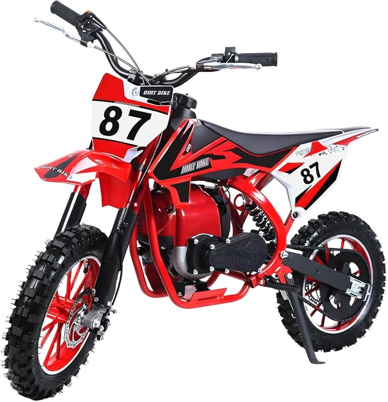 50cc 4-Stroke Gas Dirt Bike for Trail and Off-Road Use with Disc Brake