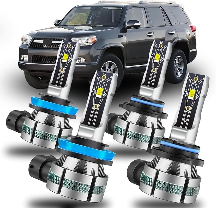 Fits 2006-2020 Toyota 4Runner LED Bulbs, High/Low Beam or Fog Lights, 