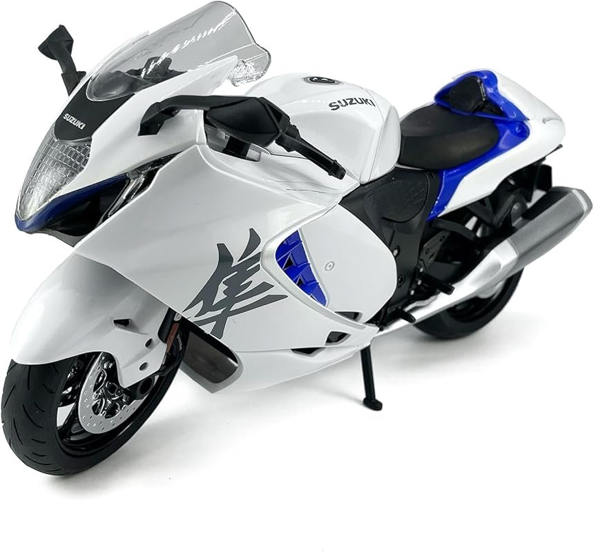1:9 Scale for Suzuki Hayabusa Motorcycle Model Toy, Plastic and Metal
