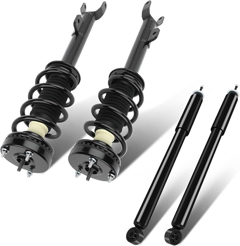 SCITOO 4Pcs Front & Rear Complete Struts for Dodge Challenger 2012-201