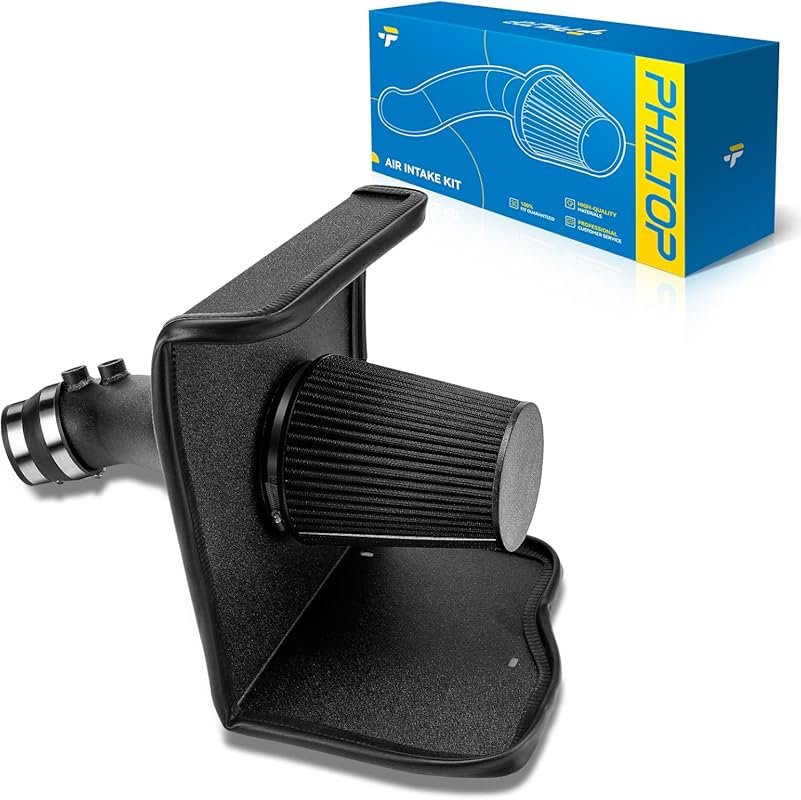 PHILTOP 3.75-Inch Cold Air Intake Kit with Heat Shield for 2012-2021 T