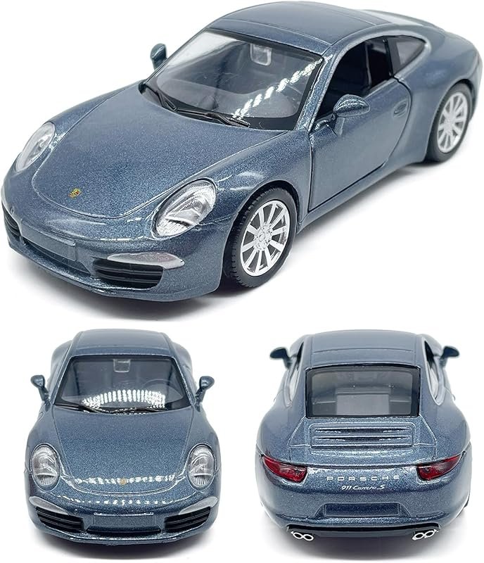 1:36 Scale 2018 Porsche 911 Carrera S Diecast Model with Pull-Back Act
