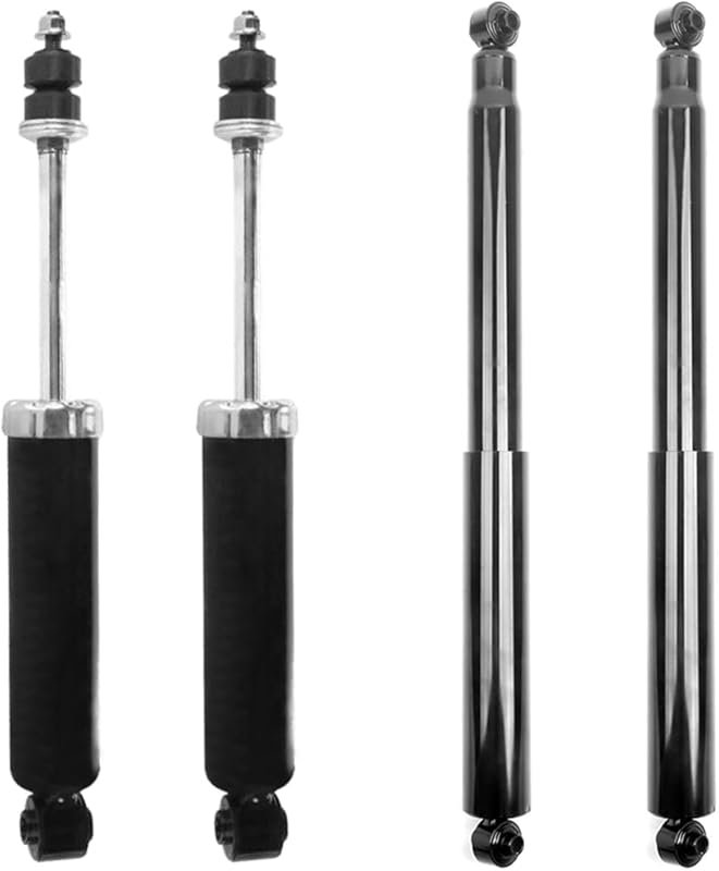 SCITOO front and rear shocks for 2002 Dodge Dakota, 1997-2004 and Dura