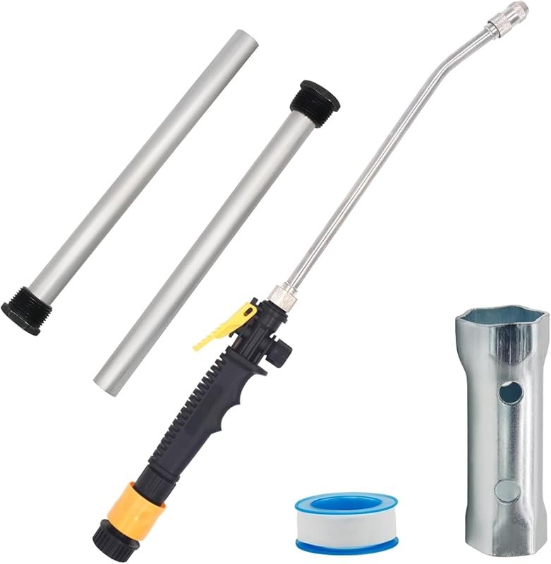 5 Pack RV Water Heater Anode Rod & Flush Wand, 9.25"L x 3/4"NPT Thread