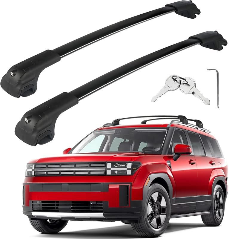 300lbs Roof Rack Cross Bars for Hyundai Santa Fe 2024-2026, Heavy-Duty