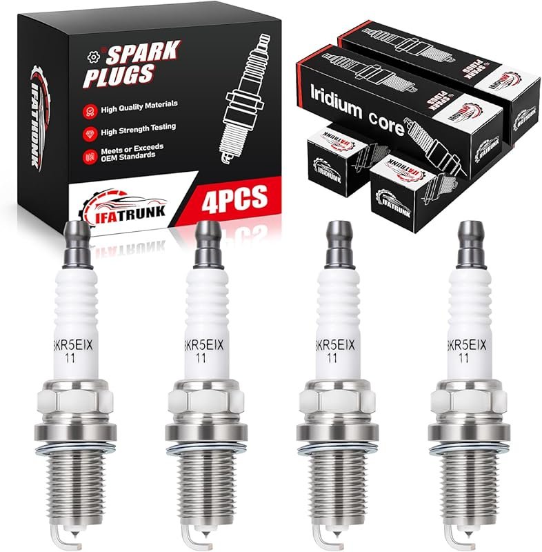 Iridium Spark Plugs 4-Pack for 2005 Toyota Corolla and Compatible Seda