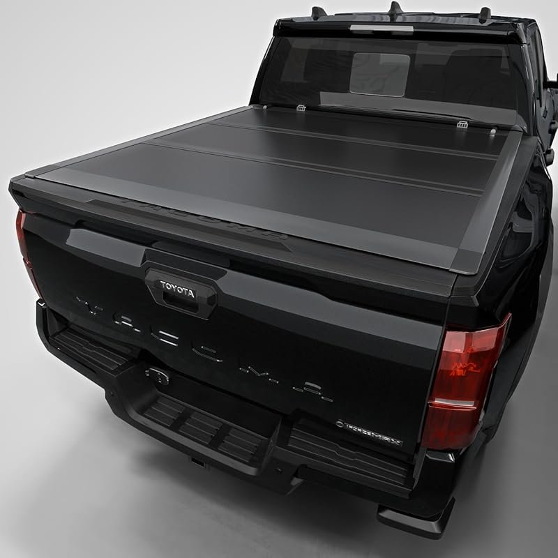 Low Profile Tri-Fold Tonneau Cover for 2016-2023 Toyota Tacoma with 6'