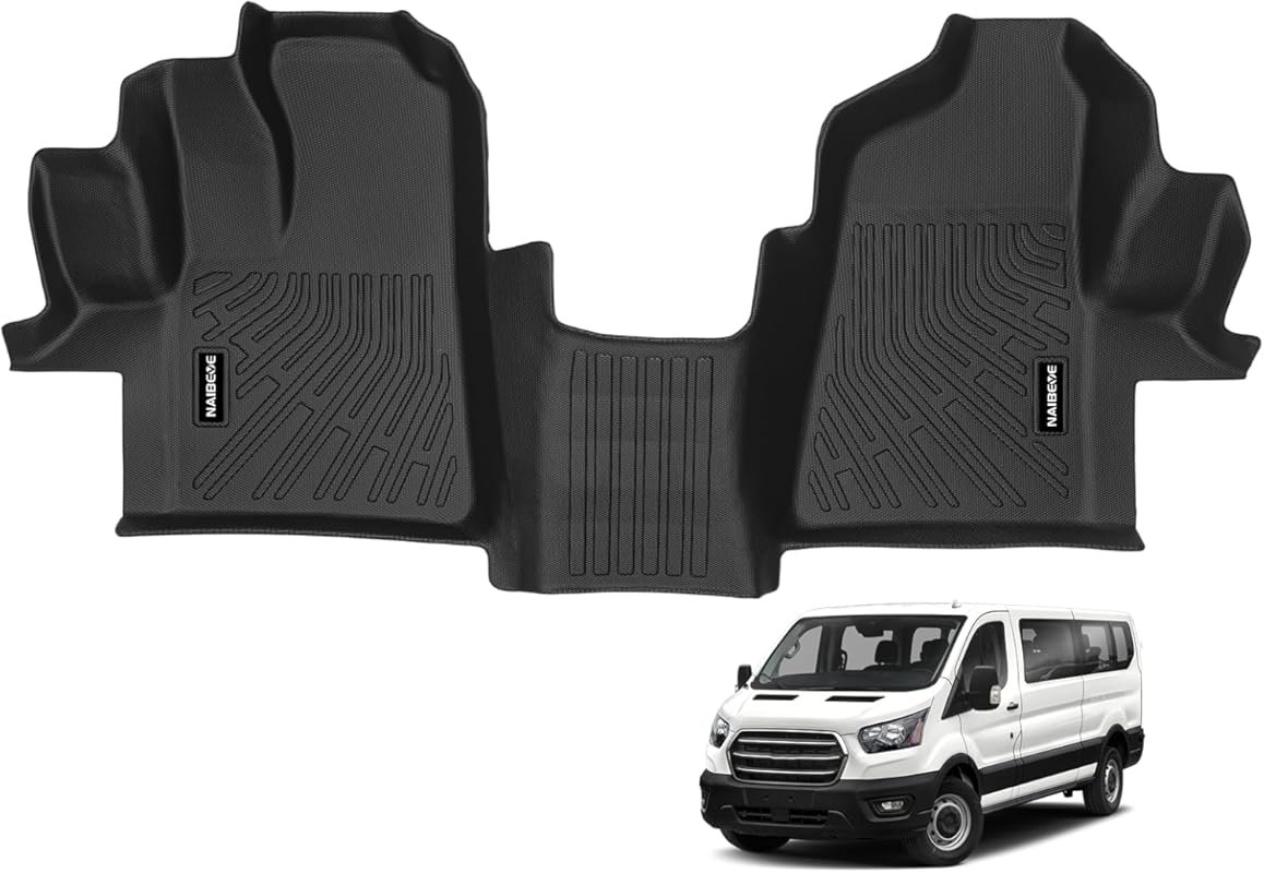 All-Weather Carpet Floor Mats for 2015-2021 Ford Transit 150/250/350/3