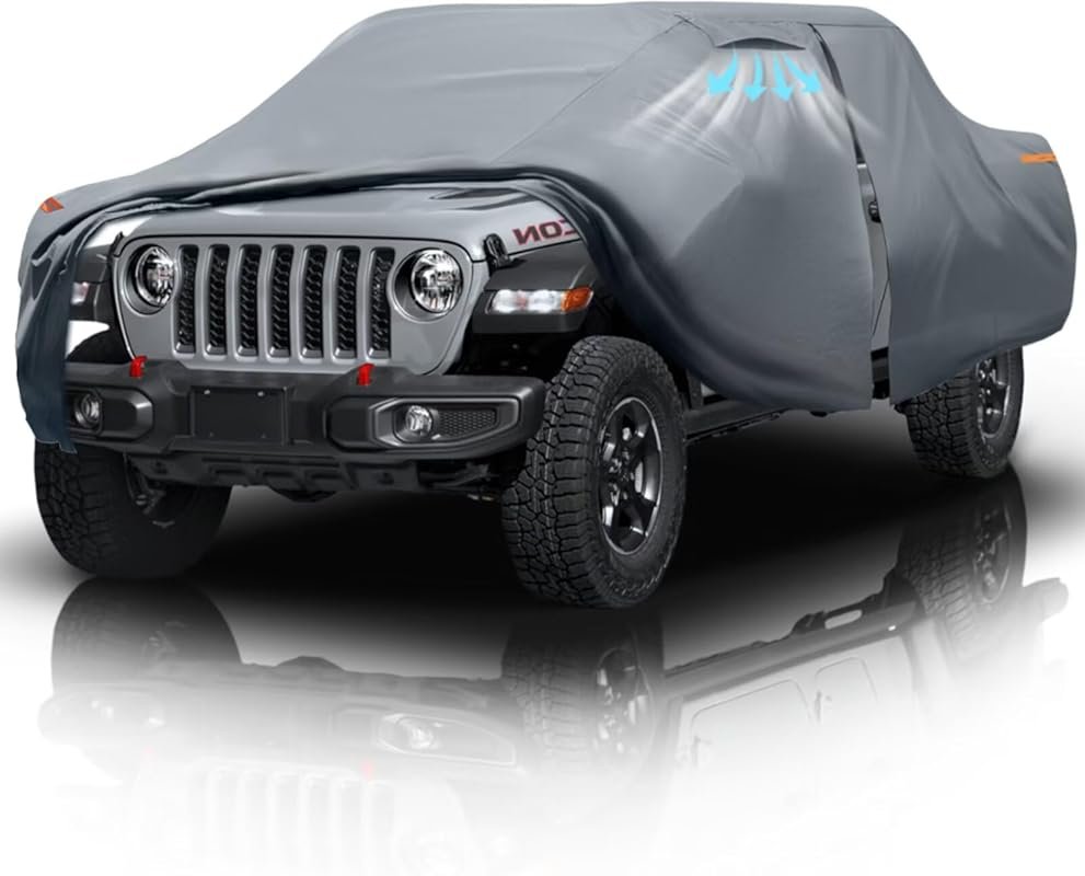 Best Jeep Gladiator Bed Cover: 5-Foot Short Bed Custom Fit Waterproof 