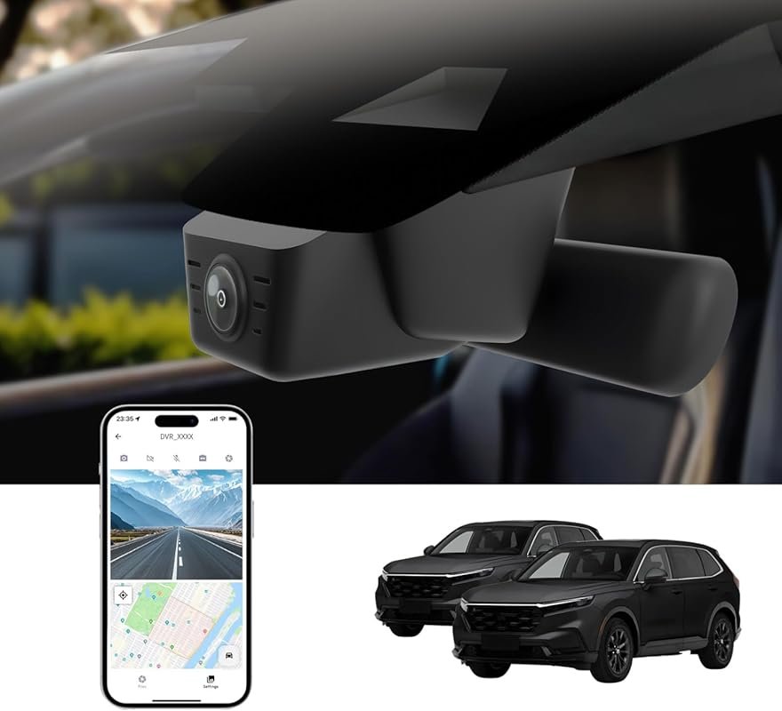 4K Dash Cam for Honda CR-V 2023-2025 Sport Touring with OEM Style