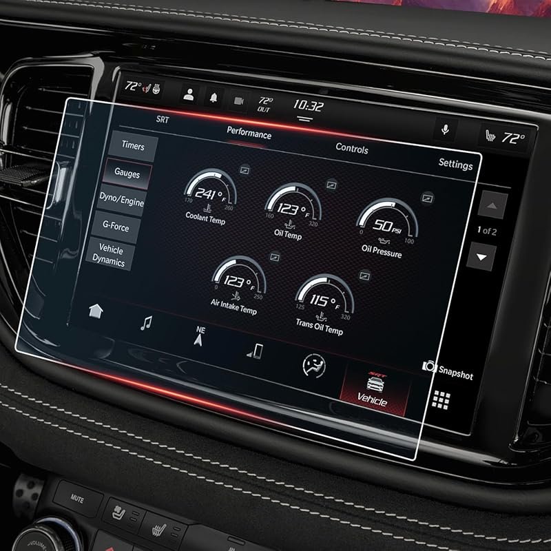 For Glossy Tempered Glass 2021 2022 2023 2024 2025 2026 Dodge Durango