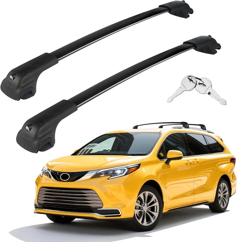 300LBS Roof Rack Cross Bars Compatible with Toyota Sienna 2021