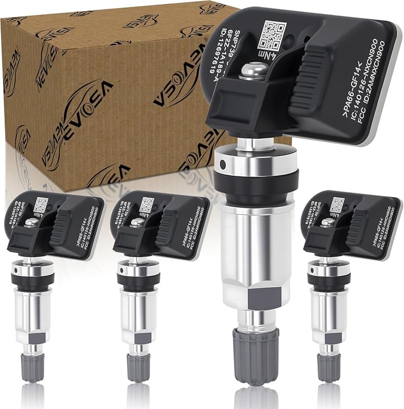Set of 4 TPMS Sensors for Ford Explorer 2006–2010, F-150, Mustang, Com