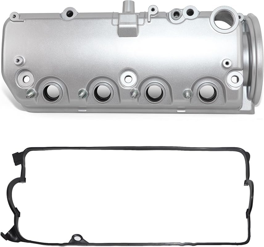 Engine Valve Cover with Gasket Compatible with Honda Civic 2001 2002 2003 2004 2005 1.7L Replaces