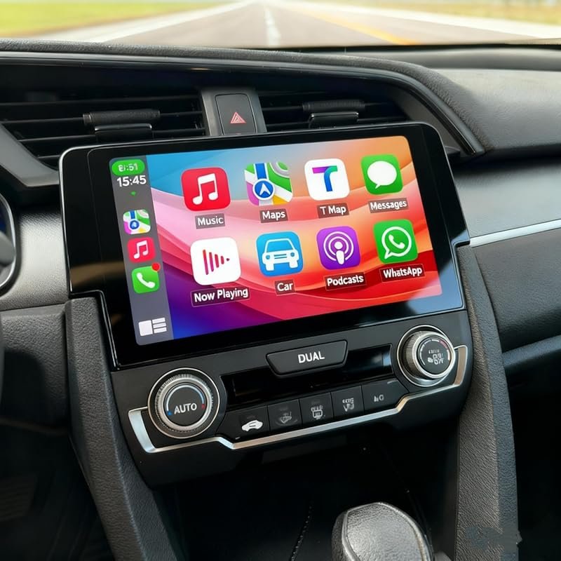 9-inch touchscreen car radio for 2016–2020 Honda Civic with wireless C